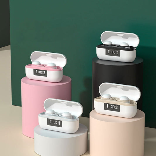 X999 Mini Wireless Noise Reduction With Digital Display Charging Bin Bluetooth Earphone(Pink) by buy2fix