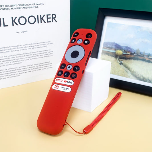 For TCL RC902N FMR1 Y47 TV Remote Control Anti-Drop Silicone Case(Red) by buy2fix