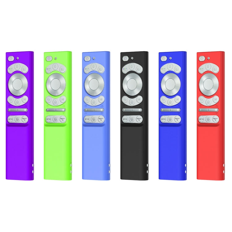 For Samsung Smartone3 TM1990C BN59-01357 Y34 Remote Control Silicone Cover(Purple) - Remote Control Covers by buy2fix | Online Shopping UK | buy2fix