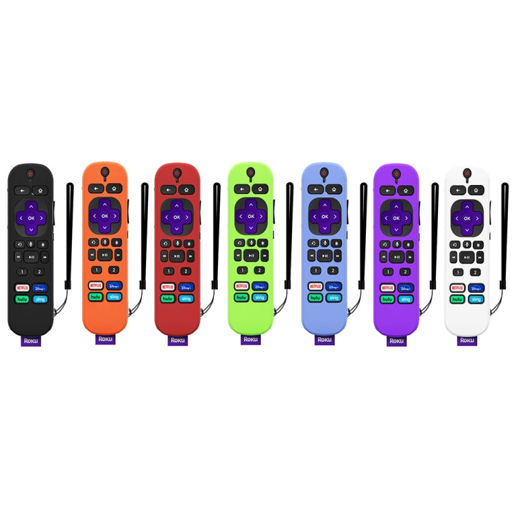 For TCL Roku Voice Remote Pro Y30 Remote Control Shockproof Silicone Protective Case(Black) - Remote Control Covers by buy2fix | Online Shopping UK | buy2fix
