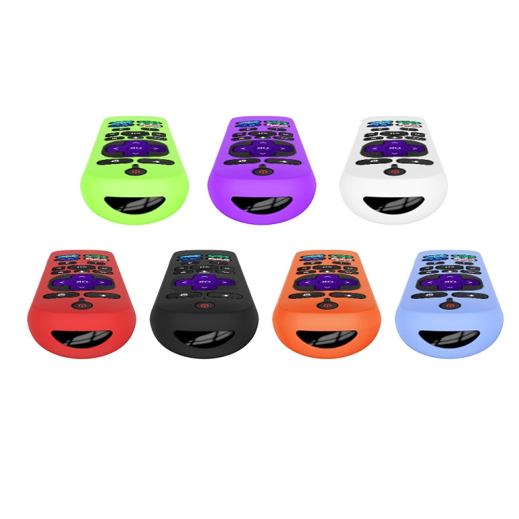 For TCL Roku Voice Remote Pro Y30 Remote Control Shockproof Silicone Protective Case(Luminous White) by buy2fix