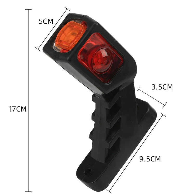 MK-216 1pair 12-24V 9LED Side Marker Lighting Outline Marker Truck Light Trailer Side Marker Lights(As Show) - Clearance Lights by buy2fix | Online Shopping UK | buy2fix