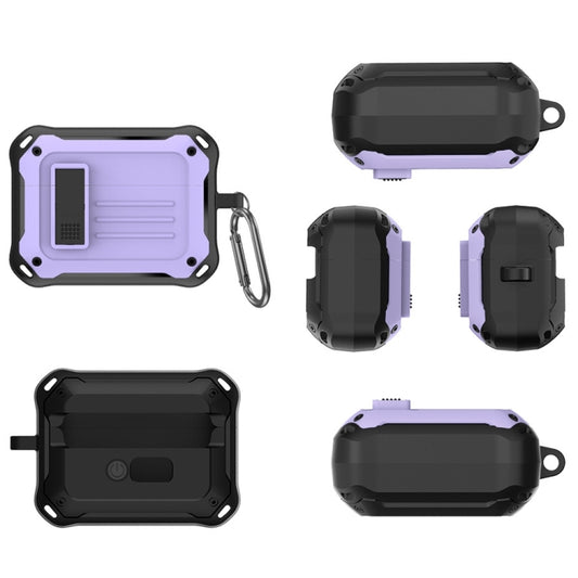 For Sony LinkBuds S (WFLS900N/B) D8 Waterproof and Anti-drop Bluetooth Earphone Case(Purple) by buy2fix