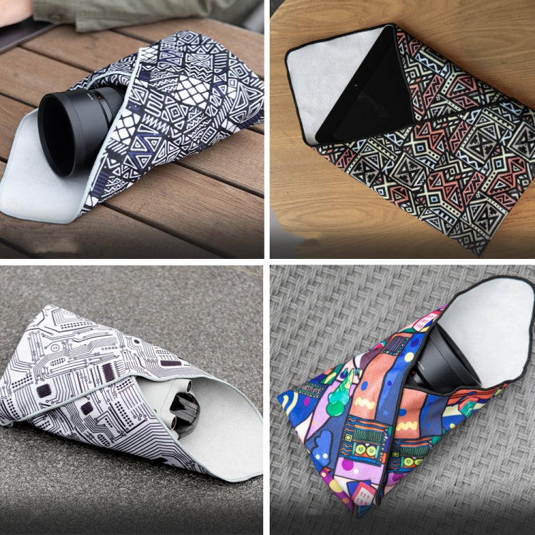 PGYTECH Folding Photography Camera Protective Wrap Cloth Cover(Geek) by PGYTECH