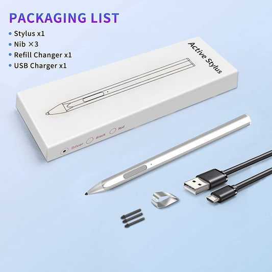 For Microsoft Surface Pro7/6/5/4 PROX Go Book Touch Pen(Red) by buy2fix