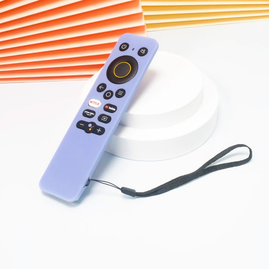 For Realme 32/43 Inch Y41 TV Remote Control All-Inclusive Anti-Drop Silicone Protective Case(Luminous Blue) by buy2fix