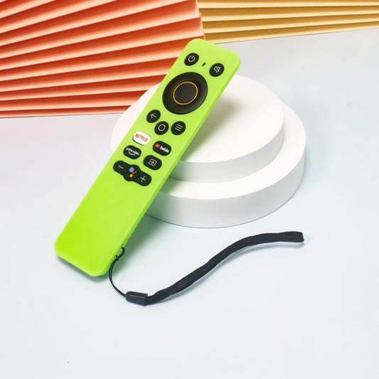For Realme 32/43 Inch Y41 TV Remote Control All-Inclusive Anti-Drop Silicone Protective Case(Luminous Green) by buy2fix