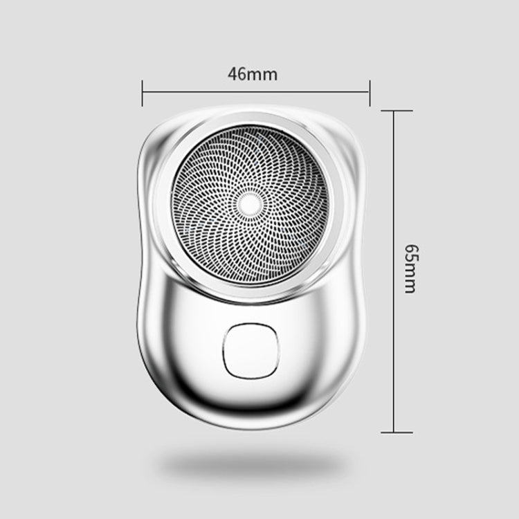 Electric Mini Shaver USB Rechargeable Waterproof Portable Razor(Gradient Blue) - Shavers & Accessories by buy2fix | Online Shopping UK | buy2fix