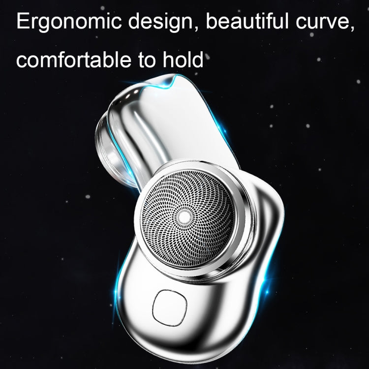 Electric Mini Shaver USB Rechargeable Waterproof Portable Razor(Gradient Blue) - Shavers & Accessories by buy2fix | Online Shopping UK | buy2fix