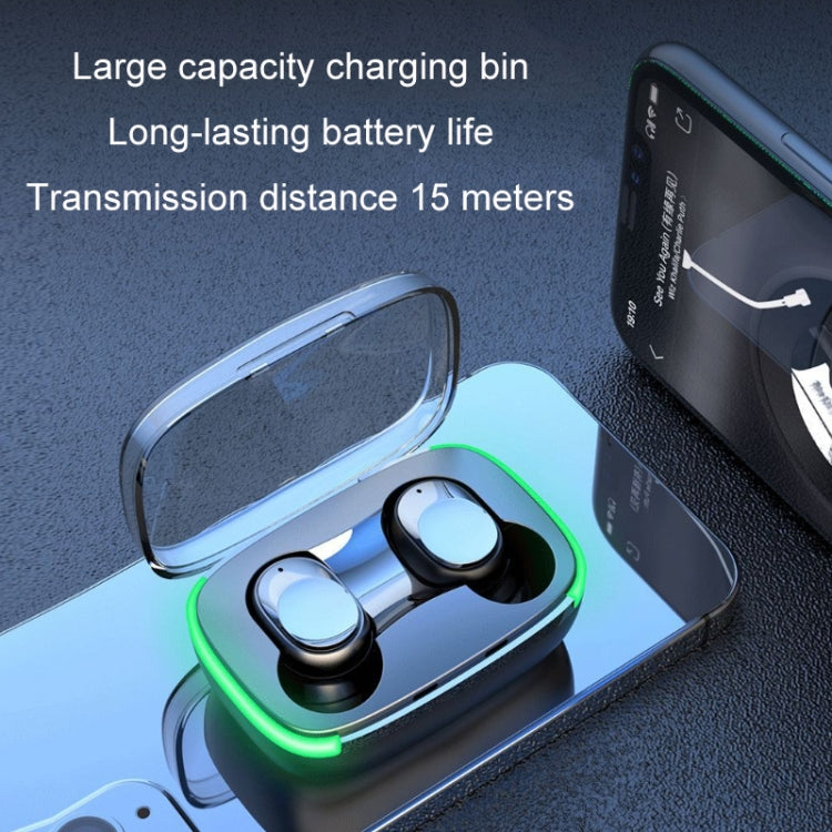 Y60 TWS5.1 Sports Gaming In-Ear Wireless Bluetooth Headphones with Breathing Light by buy2fix