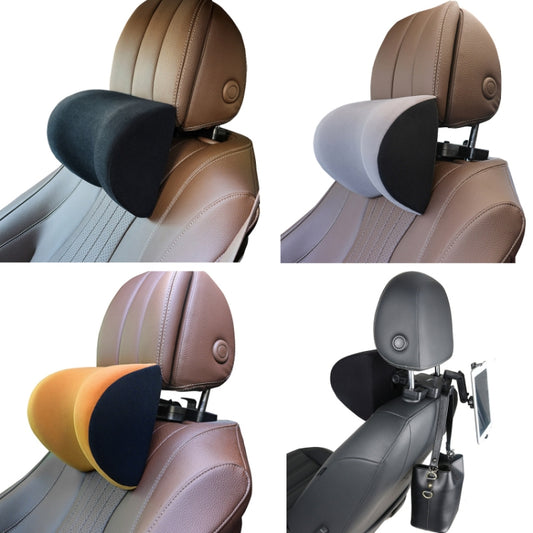 A09 5D Car Universal Adjustment U-shaped Memory Foam Headrest, Color: Brown by buy2fix