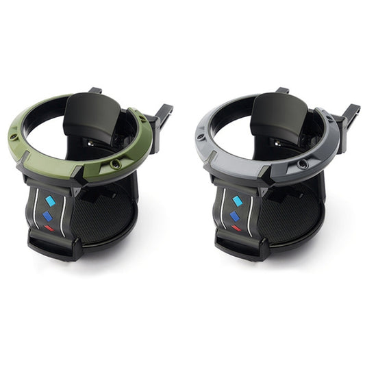 Car Air Conditioner Air Outlet Water Cup Holder Ashtray With Hook(Black Gray) by buy2fix