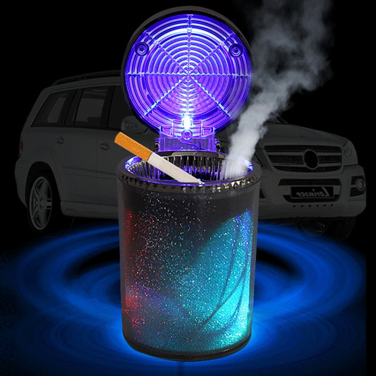 Car Air Conditioner Outlet Ashtray With LED Light(10x7.8cm) by buy2fix
