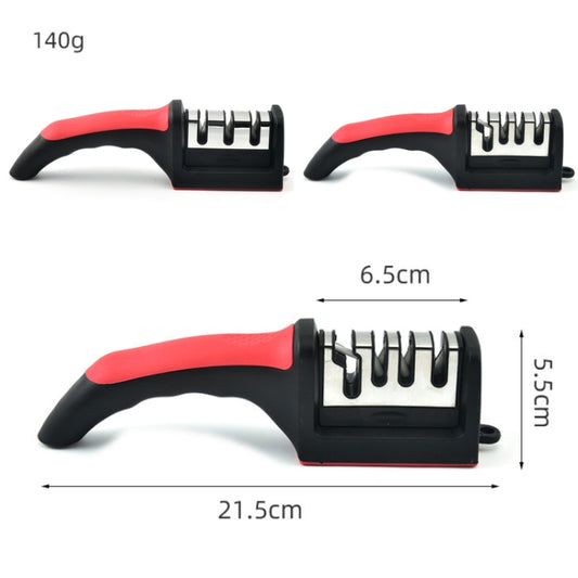 Kitchen Multifunctional Hangable Multi-segment Handheld Knife Sharpener, Specification: 4 Stage by buy2fix