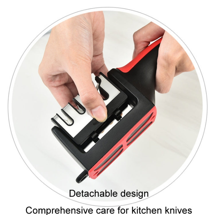 Kitchen Multifunctional Hangable Multi-segment Handheld Knife Sharpener, Specification: 4 Stage - Knife Sharpener by buy2fix | Online Shopping UK | buy2fix