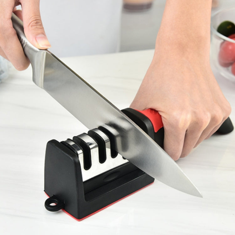 Kitchen Multifunctional Hangable Multi-segment Handheld Knife Sharpener, Specification: 4 Stage - Knife Sharpener by buy2fix | Online Shopping UK | buy2fix