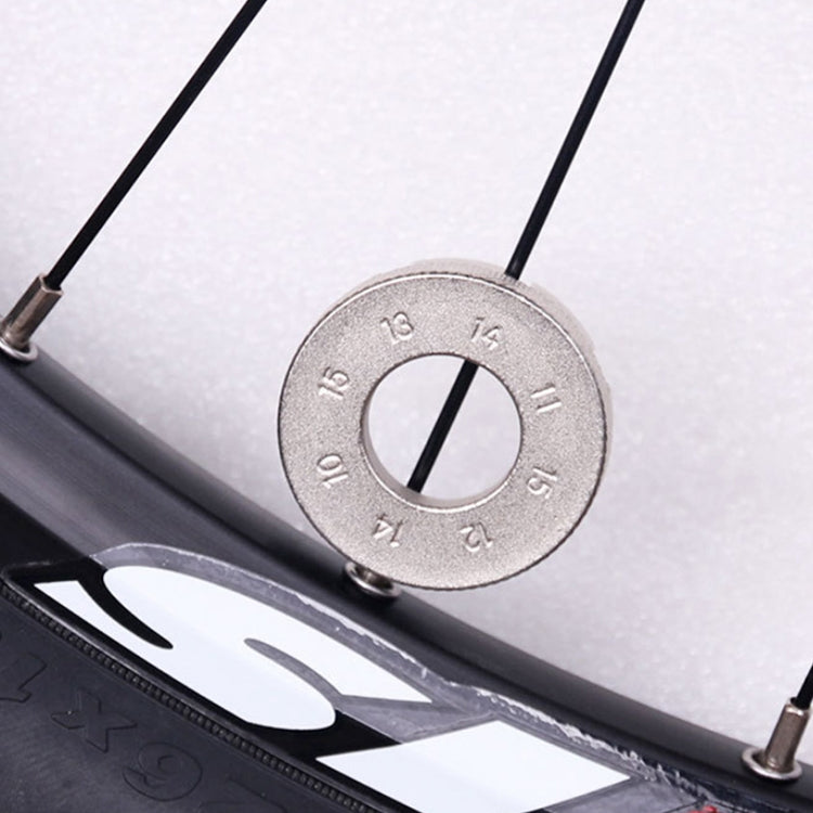 2 Silver 8 Port+Red Wrench Chrome Molybdenum Steel Mountain Bike Spoke Wrench Set by buy2fix