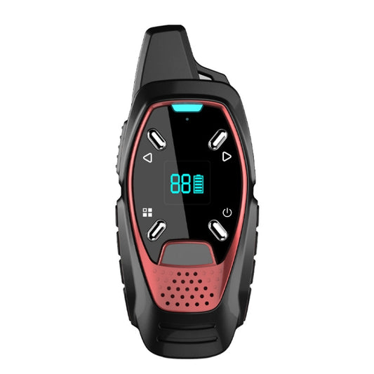 LED Display USB Charging Wireless Handheld Small Mini Walkie Talkie(Red) - Handheld Walkie Talkie by buy2fix | Online Shopping UK | buy2fix