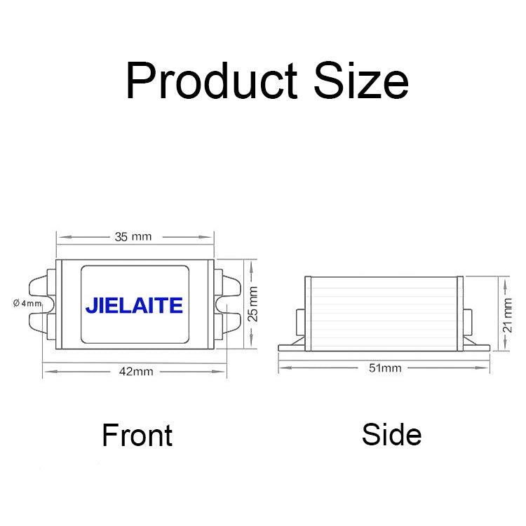 JIELAITE LK1253 15W Aluminum Alloy Intelligent Protection Waterproof Car Power Converter(12V to 9V/2A) - Step-down Transformer by buy2fix | Online Shopping UK | buy2fix