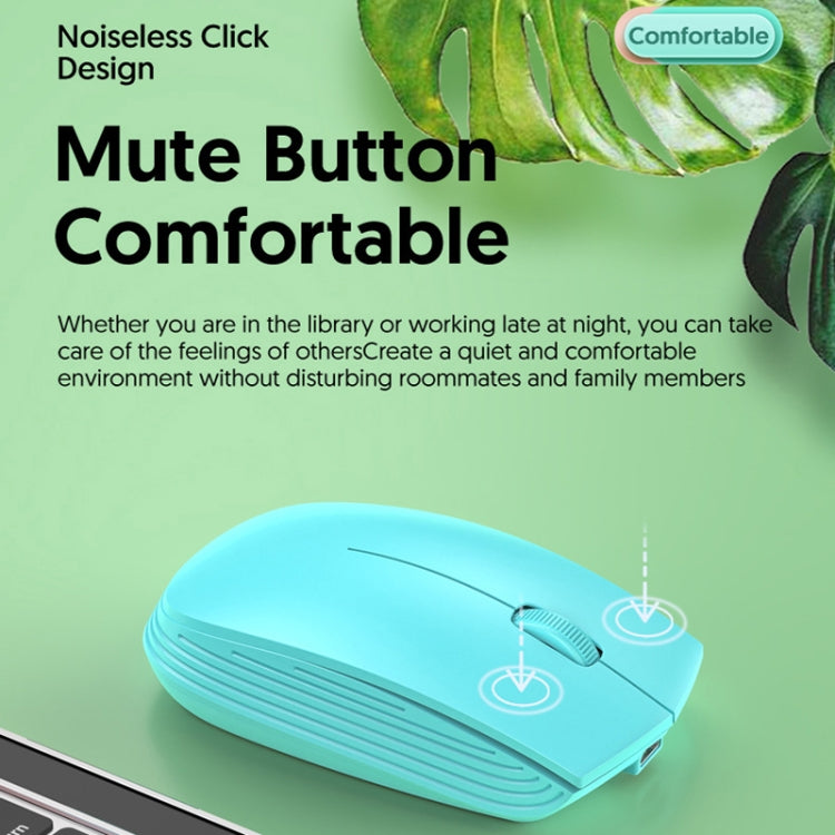 811 3 Keys Laptop Mini Wireless Mouse Portable Optical Mouse, Spec: Battery Version (White) - by buy2fix | Online Shopping UK | buy2fix