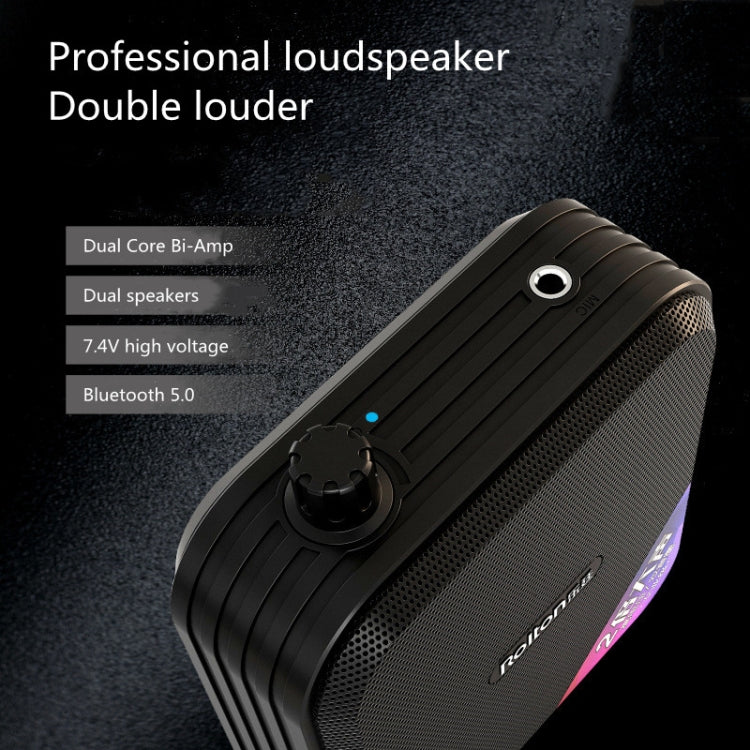 Rolton K600 7.4V Bluetooth Wireless Audio Speaker Megaphone Voice Amplifier With Transmitter(White) - Consumer Electronics by buy2fix | Online Shopping UK | buy2fix