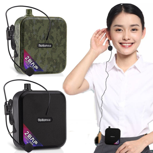 Rolton K600 7.4V Bluetooth Audio Speaker Megaphone Voice Amplifier Without Transmitter(Green) - Microphone by Rolton | Online Shopping UK | buy2fix