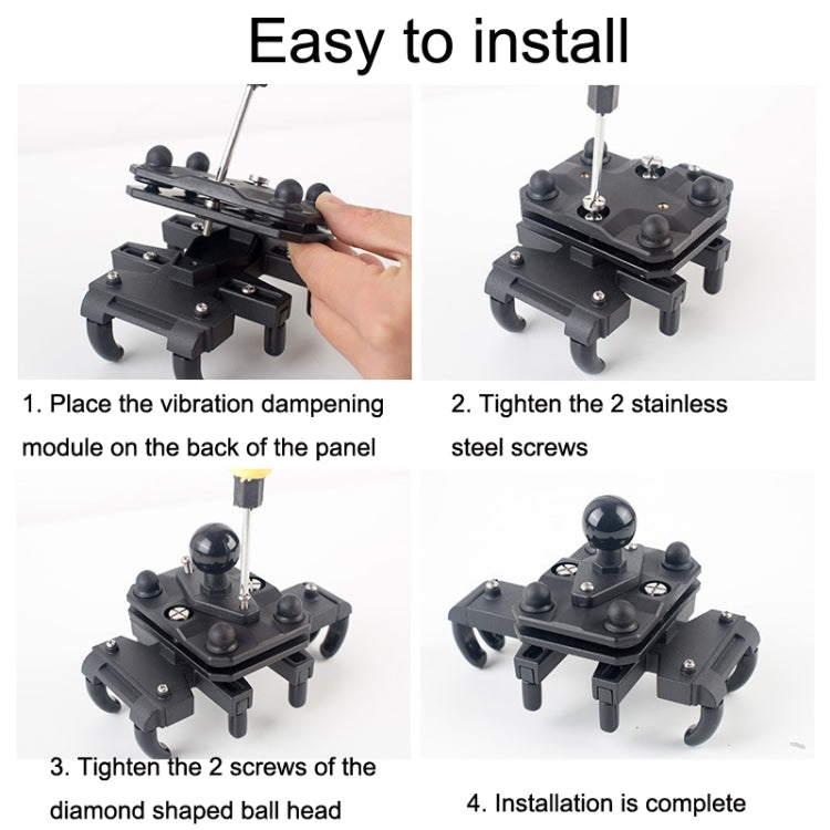 Battery Car Bicycle Cycling Navigation Silicone Shock Absorption Holder by buy2fix