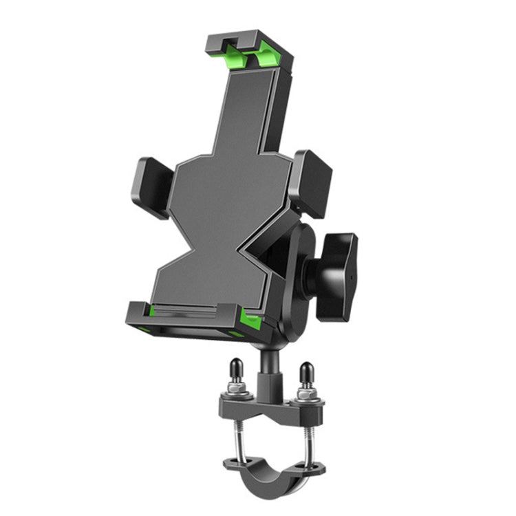 A04 Metal Motorcycle Mobile Phone Navigation Bracket Bicycle Frame Multifunctional Car Fixed Clamp(U Car Handlebar Model) - Holder by buy2fix | Online Shopping UK | buy2fix