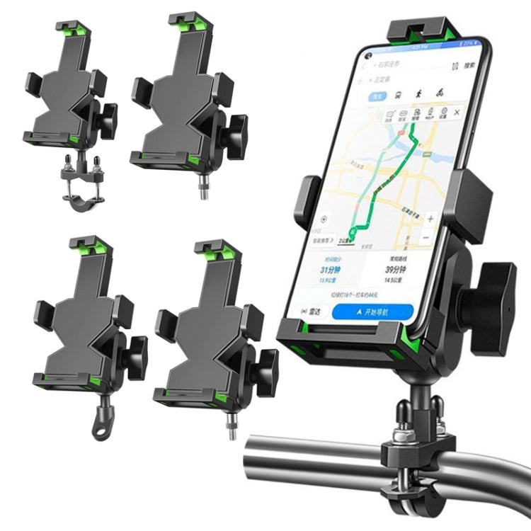 A04 Metal Motorcycle Mobile Phone Navigation Bracket Bicycle Frame Multifunctional Car Fixed Clamp(U Car Handlebar Model) - Holder by buy2fix | Online Shopping UK | buy2fix