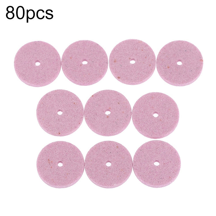80pcs Small Grinding Wheel Sanding Blade Mini Sanding Machine Accessories, Color: Red - Abrasive Tools & Accessories by buy2fix | Online Shopping UK | buy2fix