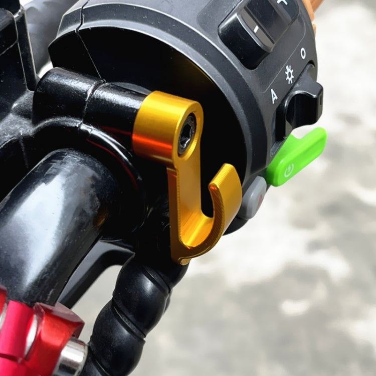 2pcs Motorcycle Modified Helmet Hook Scooter Side Storage Hook(Red) by buy2fix