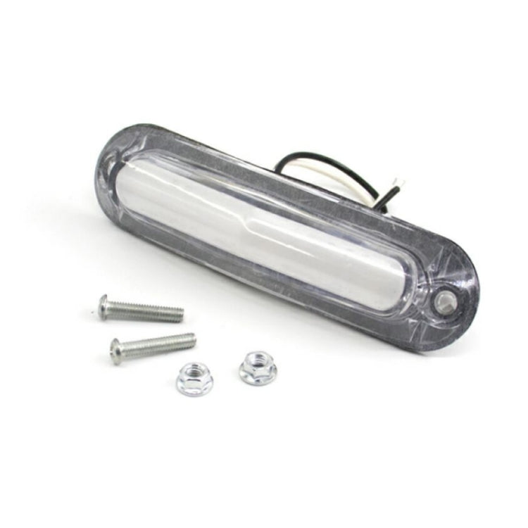 4pcs MK-162 6LED Light Guide Side Light 10-30V Trailer Side Tail Light(White) - Warning Lights by buy2fix | Online Shopping UK | buy2fix