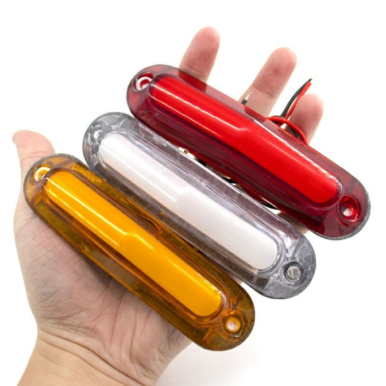 4pcs MK-162 6LED Light Guide Side Light 10-30V Trailer Side Tail Light(Red) - Warning Lights by buy2fix | Online Shopping UK | buy2fix