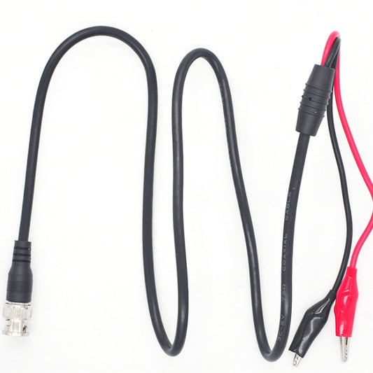 2pcs BNC To 2 x Crocodile Clips Double Head Coaxial Cable Video Cable, Length: 1.5m by buy2fix