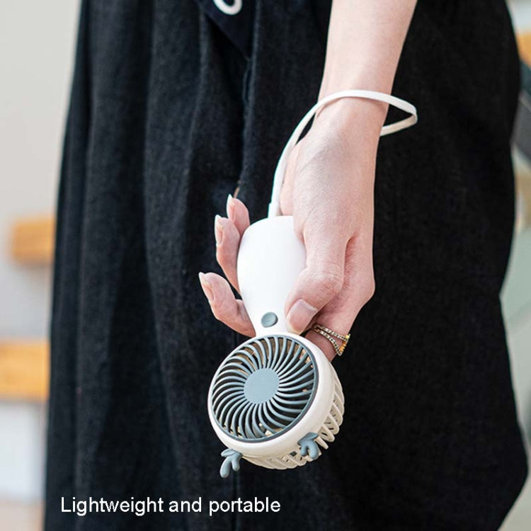 2pcs MLS6035 USB Mini Charging With Lanyard Small Fan, Style Random Delivery(Green) by buy2fix