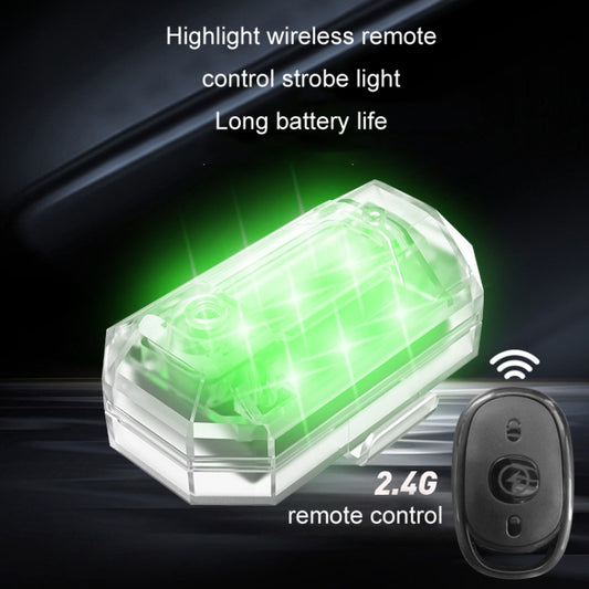 Remote Control LED Car Modified Electric Car Warning Tail Light, Specification: 2 Light +1 RC by buy2fix