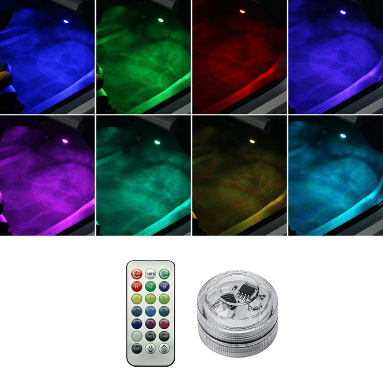 Car Modification Wireless Colorful Remote Control Atmosphere Light, Specification: 1 Light +1 RC - Atmosphere lights by buy2fix | Online Shopping UK | buy2fix