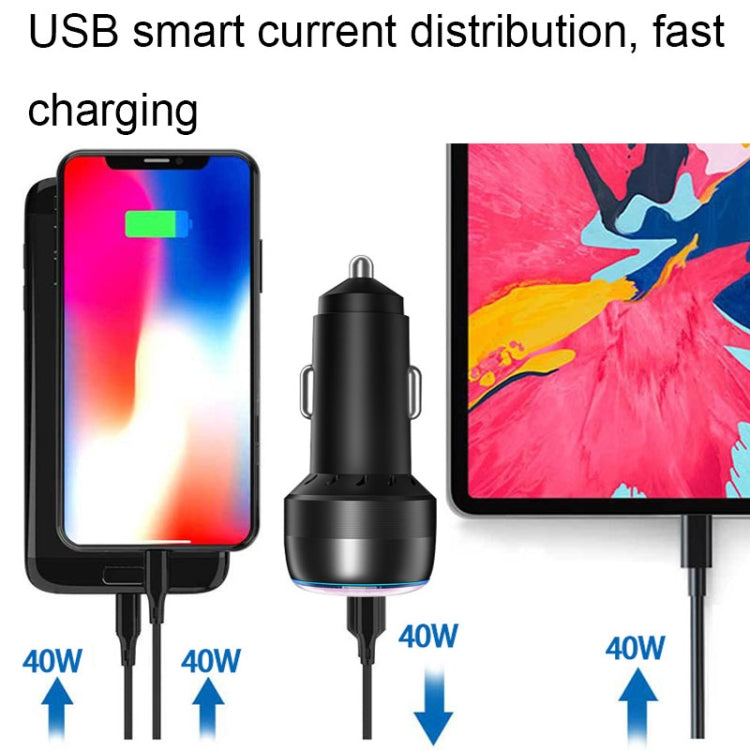 IBD355-2C PD20W+PD20W Smart Car Mobile Phone Charger(Orange) - Car Charger by buy2fix | Online Shopping UK | buy2fix