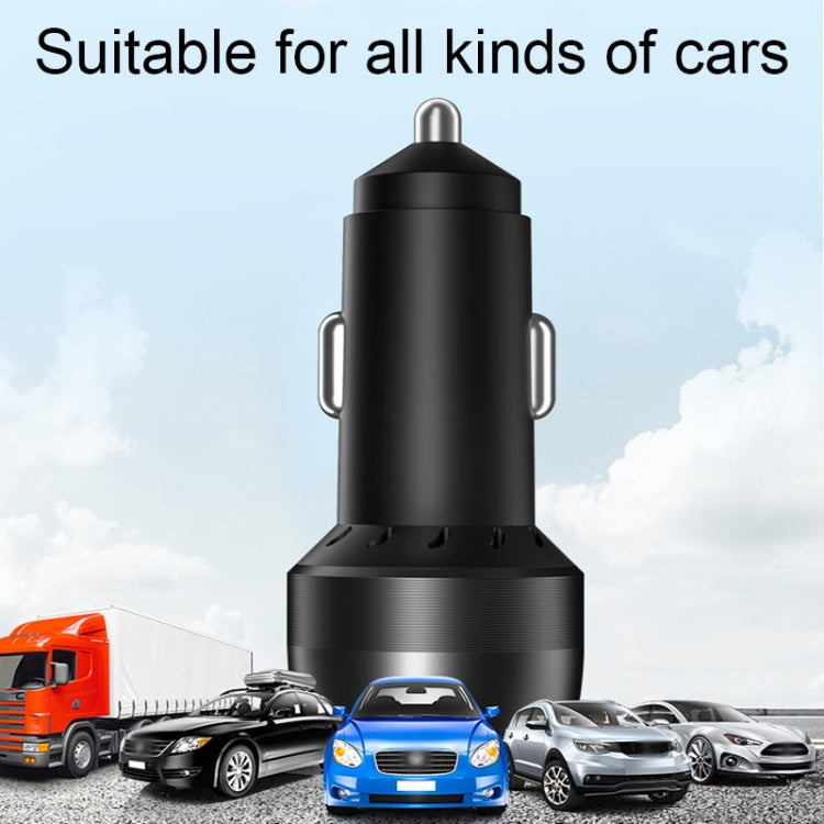 IBD355-2C Dual PD Smart Car Phone Charger With LED Light, Spec: PD30W+PD30W by buy2fix