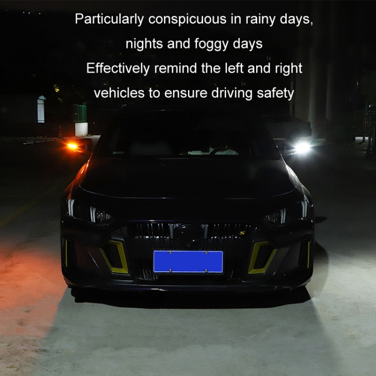 Car Rearview Mirror Decoration LED Streamer Turn Signal, Length: 18cm A Pair - Arrow Turn Lights by buy2fix | Online Shopping UK | buy2fix
