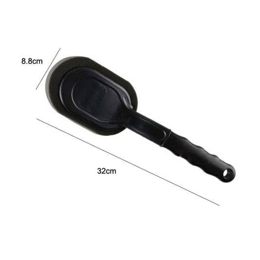 W-9210 Multifunctional Car Cleaning Brush Tire Waxing Brush(Black) by buy2fix