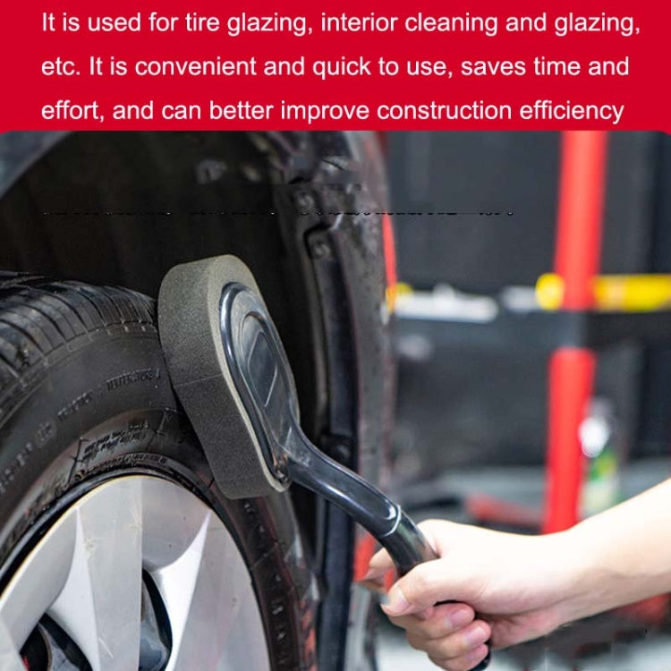 W-9210 Multifunctional Car Cleaning Brush Tire Waxing Brush(Black) by buy2fix