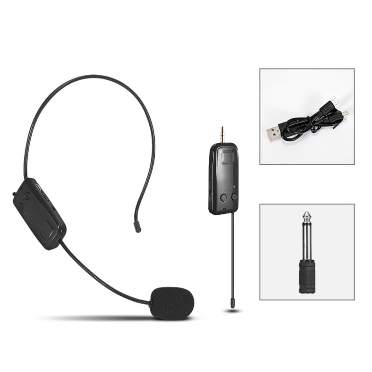 One For One UHF Wireless Headset Microphone Lavalier Headset Amplifier - Microphone by buy2fix | Online Shopping UK | buy2fix
