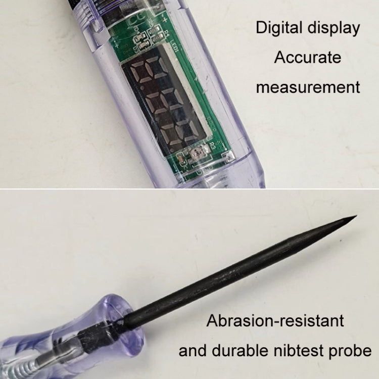 3-70V Automotive Circuit Testing Electric Pen Repair Tool, Model: D Black Cable - Electronic Test by buy2fix | Online Shopping UK | buy2fix