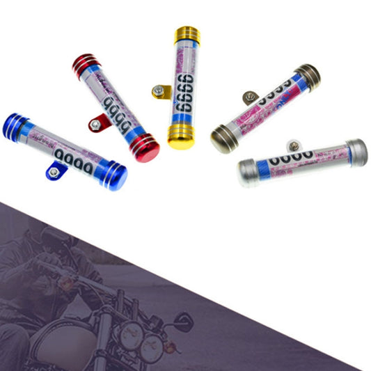 TF-2224 2pcs Multifunctional Waterproof Motorcycle Tax Bill Collection Tube(Black) by buy2fix