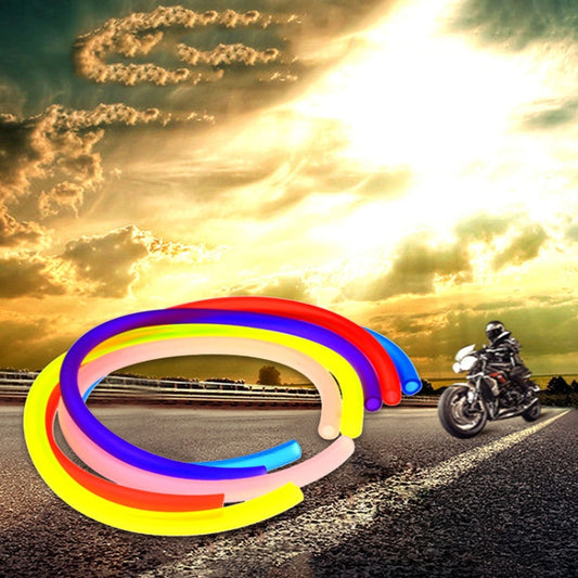 TF-1795 18m/roll Motorcycle Modification Accessories Colorful Gasoline Pipe(Yellow) by buy2fix