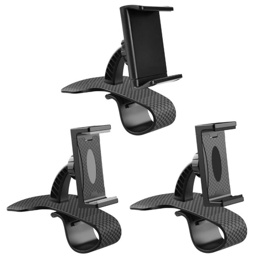 Car Dashboard Navigation Snap-on Mobile Phone Holder(Black) by buy2fix