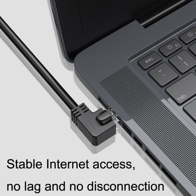 Straight Head 0.3m Cat 8 10G Transmission RJ45 Male To Female Computer Network Cable Extension Cable(Black) by buy2fix