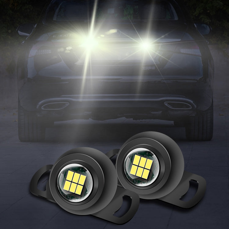 Car LED Ultra -Bright Electric Eye Reversing Light External Bulb Modified Universal Auxiliary Light, Style: Long Bright Silver Shell - Arrow Turn Lights by buy2fix | Online Shopping UK | buy2fix