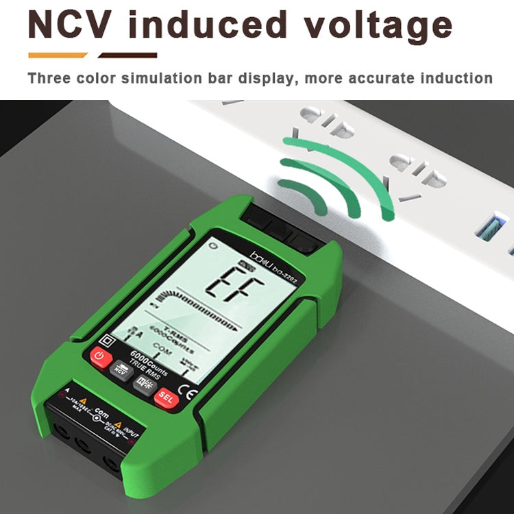 BAKU BA-2202 Digital Multimeter Electrician Maintenance Resistance Tester(Green) - Digital Multimeter by BAKU | Online Shopping UK | buy2fix